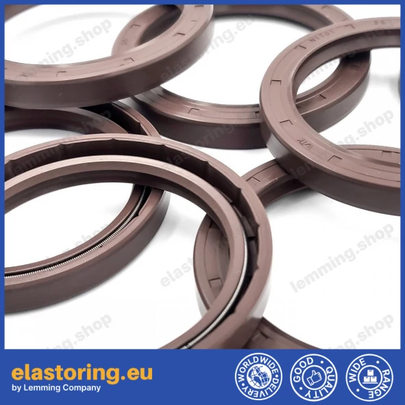 Pressure oil seal 55x70x8/8,5 N1T01 FPM [BABSL]
